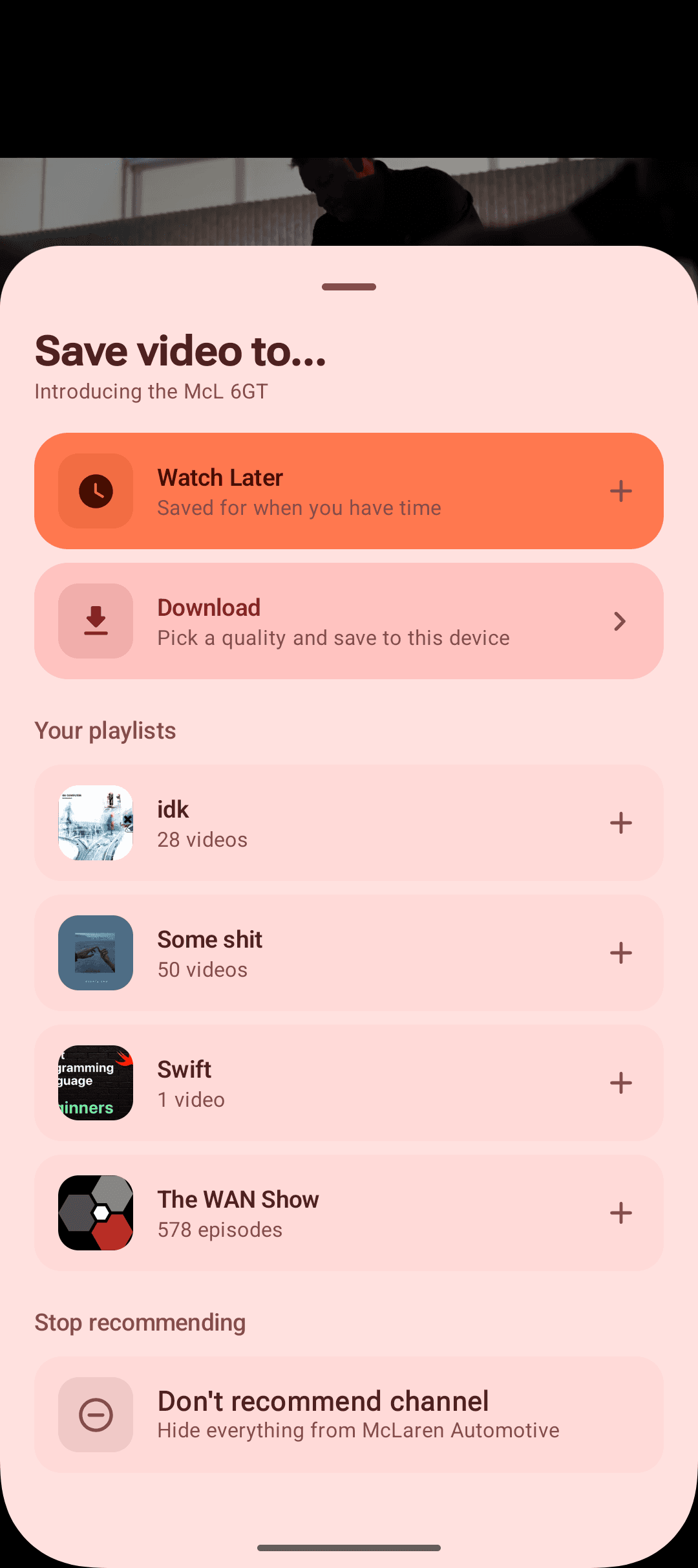 Save — Playlists and download
